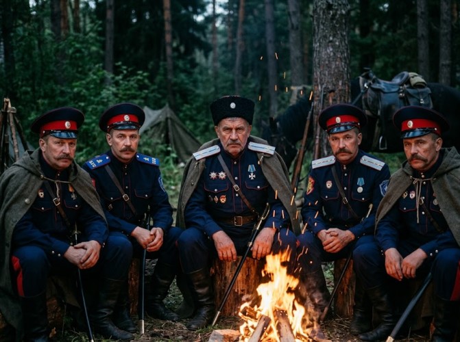 Трусишь, не помогаешь брату-казаку — бить при сходе